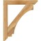 Ekena Millwork Imperial Slat Rough Sawn Bracket, Western Red Cedar, 4"W x 32"D x 38"H BKT04X32X38IMP06RWR - alternate 2